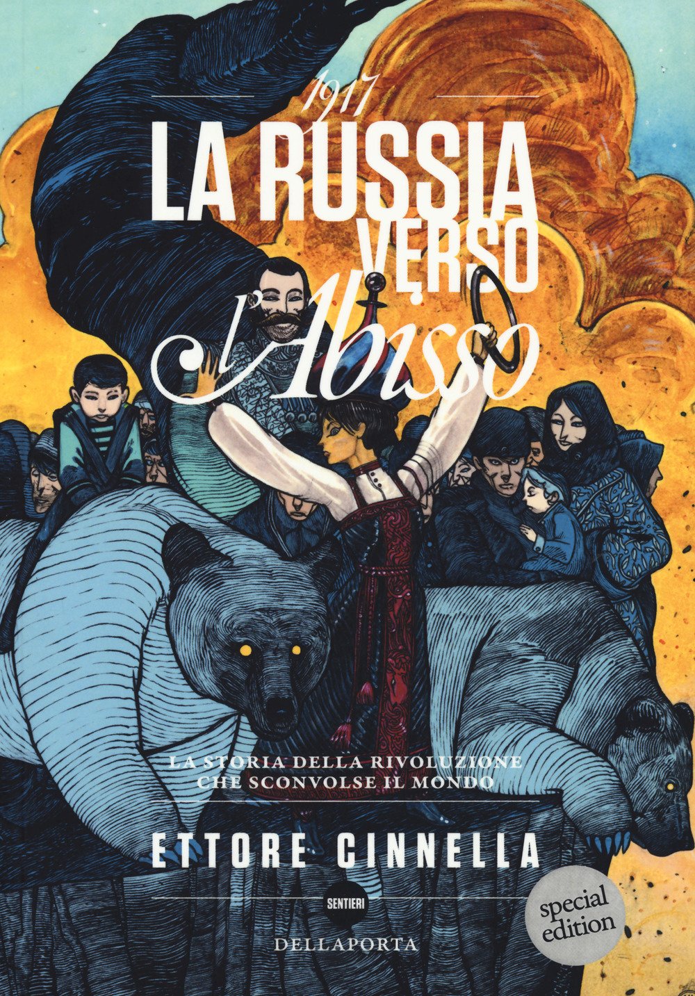 Couverture Della Porta 1917 La Russia verso l abisso Ettore Cinnella